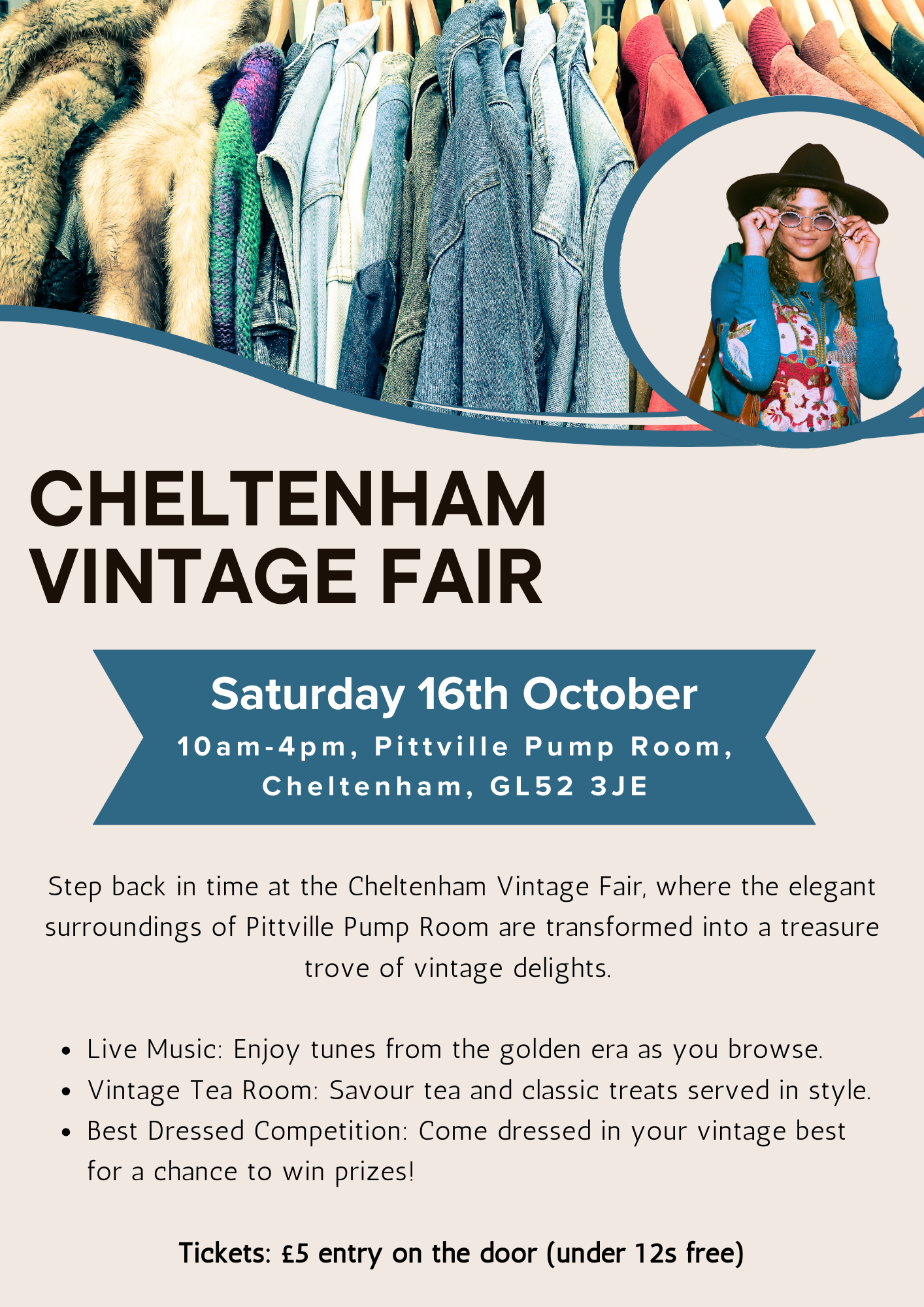  Cheltenham Vintage Fair, a market event featuring vintage clothing, antiques, and retro collectibles in the elegant setting of Cheltenham..png