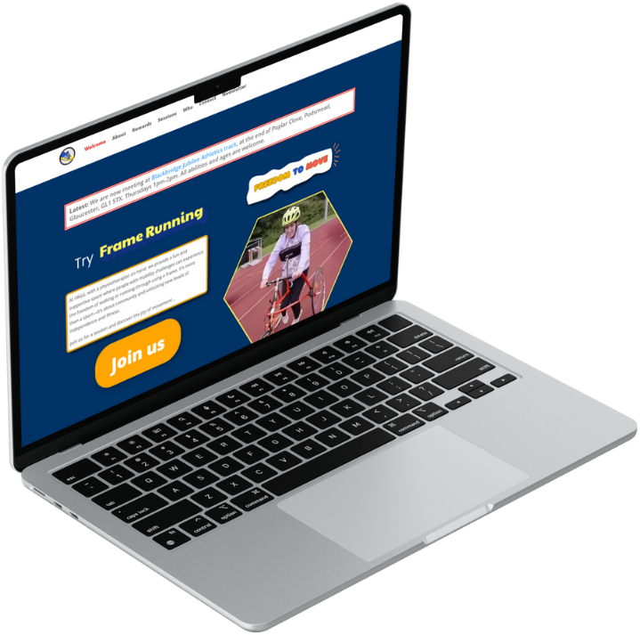 Frame Running Giants Gloucestershire website#